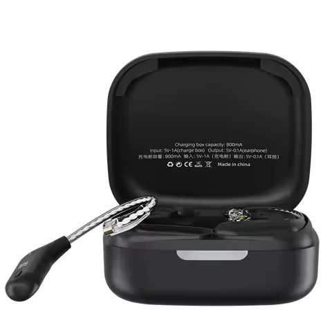 KZ AZ09 HD Bluetooth 5.2 Ear Hook Headset Cable HIFI Wireless Upgrade Cable With Charging Case KZ Z1