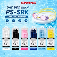 Genuine Japanese SWANS PS-SRK Swimming Goggles and Nose Bridge Set, Compatible SRX/SRXCL/SRCL-7/SR-7