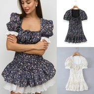 Floral Printed MIni Dress 80036 (TENC)