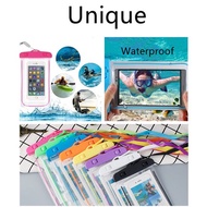 [READY STOCK] Handphone Waterproof Bag Smartphones Bag Suitable All Mobile device 6 Inches Beg Kalis