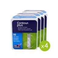 Contour - Contour Plus 血糖試紙 50張 x 4 (平行進口) (此日期前最佳: 2025年5月31日)