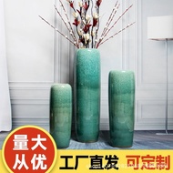 Floor Ceramic Vase Jingdezhen Modern Minimalist Furnishings Living Room Flower Arrangement Decoration European Style Hot
