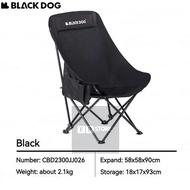 [ UPGRADE VER ] BLACKDOG QQ MOONCHAIR High-back Folding Camping Chair Ultralight Outdoor Portable Fi