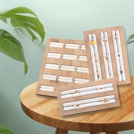 1pc, Bamboo Ring Storage Tray, for Jewelry, Earrings, Ring Storage and Tidying