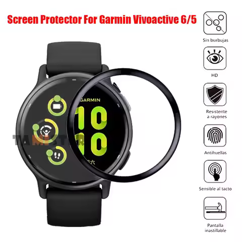 Screen Protector For Garmin VivoActive 6 Smart Watch Protective Film Cover Guard For Garmin VivoActi