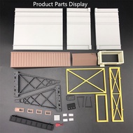 new 1/87 Scale HO Scale Container and Truck Loading Facility Model Fine Plastic Miniature Model Kit 