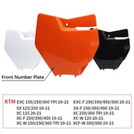 1PCS Motorcycle Front Number Plate Plastic Cover For KTM SX SX-F XC XC-F 125-450 Motocross Enduro Di