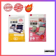 Daiso Travel Compression Bag Organizer Bag Vacuum Bag