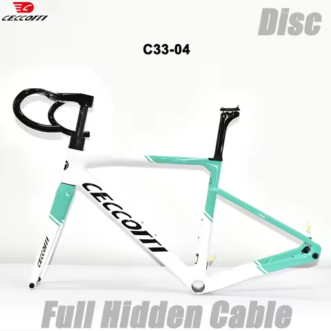 CECCOTTI RF33 Model Newest Design Color T1000 Carbon Road Bike Frame Full Hidden Cable Carbon Bicycl