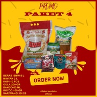 Paket 4 - Paket Sembako Bandung Beras Minyak Gula Royco Kopi Kecap