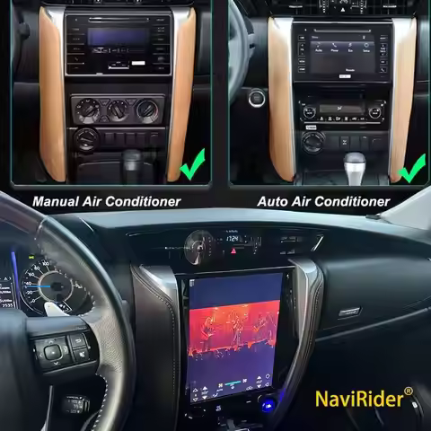 Navirider Carplay Car Radio For Toyota Fortuner HILUX Revo 2016-2022 Android Touch Screen Multimedia