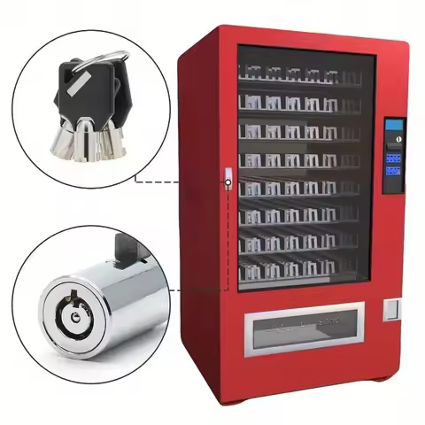 1 Set Universal Vending Machine Security Lock Set - Keyed Alike System with Durable Tubular Keyway D