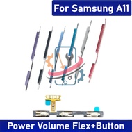 For Samsung A11 Power button Button Side Key Volume Up Down Flex Cable Cellphone Part