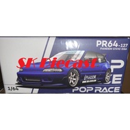 Pop Race 1/64 PANDEM CIVIC EG6 v1.5 METALLIC BLUE