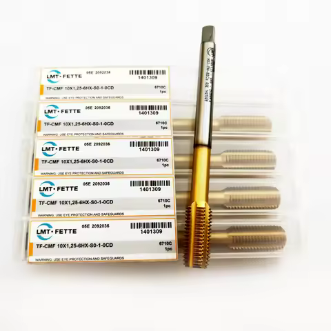 LMT FETTE M10X1.25 6HX Extrusion Tap TF-CMF 10X1.25-6HX-S0-1-OCD 1Pcs Forming TAPS