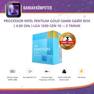INTEL PENTIUM GOLD G6400 4.00 GHZ LGA 1200 BOX PROCESSOR