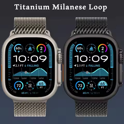 Titanium Color Strap for Apple watch Ultra band 49mm 46mm 45mm 42mm iWatch 44mm 41 40m correa bracel
