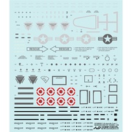HobbyDecal st32025v1 F-16 Stencils 3 ver 1 1/32 for Academy kit
