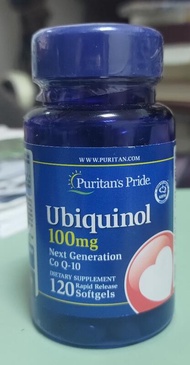 Puritan's Pride Ubiquinol 還原型 輔酶 Q10 100mg /120 顆