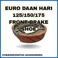 ♚ ◳ ⊙ EURO DAAN HARI 125/150/17 BRAKE SHOE FRONT