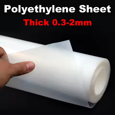 PE Sheet Thick 0.2-2mm HDPE Polyethylene Foil Wear Resistant Plastic Sheet Waterproof Pad