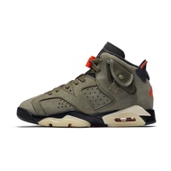 Travis Scott X Air Jordan 6 Aj 6 Olive Green Joint Models Shoes Cn 1085 - 200