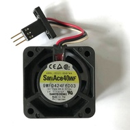 9WF0424F6D03 A90L-0001-0507#A 24V 0.076 A Sanyo Fenako Fan