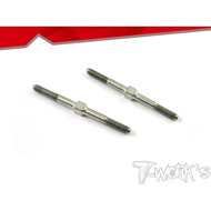 T-Work's TBBS-344 6AL/4V grade Black Coating Titanium Turnbuckles 3mm x 44mm