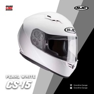 HJC CS-15 Pearl White Double D Ring HJC Original Helmet