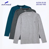 Heart-neck thermal shirt in 3 colors different ALD34,ALD35,36