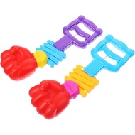 2pcs Retractable Telescopic Fist Shooter Toys, Plastic Tricky Fun for Boys & Girls, Party Colors