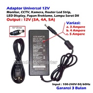 UNIVERSAL ADAPTOR 12V (5.5x2.5MM) 12V 3A ADAPTOR - 12V 4A ADAPTOR - 12V 5A ADAPTOR - MONITOR ADAPTOR