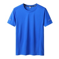 Plus Size 6xl 7xl 8xl 9xl Summer Big Tops Tees Quick Dry Slim Fit T-shirt Men Sport Mesh Short Sleev