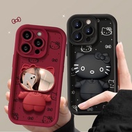casing OPPO A98 5G Reno 8T 4G A16 4G A16S A54S Reno 8Z 5G Reno 8T 5G A16K A16E Cartoon cute cat with