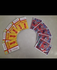jamu nanas merah dan cap wayang (becak) 1 paket 5+5 (lancar haid)