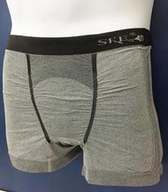 2件1組 SKE 晶鑽竹炭銀纖維遠紅外線能量男四角平口褲 免運費   單件550元