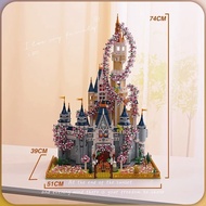 [Fast Delivery] lego Toy Puzzle Toy Suitable for lego Disney Luxury Big Castle Building Blocks Sakura Manor MOC Girl Series Birthday Gift