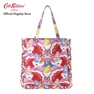 Cath Kidston Frill Tote Wish Big Pink Totebag กระเป๋าผ้า กระเป๋าผ้าสีชมพู กระเป๋าผ้าลายCare Bear กระเป๋าแคทคิดสตัน