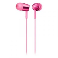 SONY - MDR-EX155AP 智能手機耳筒 耳機 粉色 [香港行貨 一年保養]