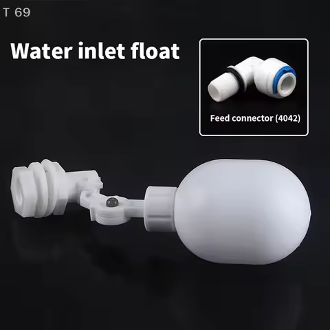 Plastic Adjustable Auto Fill Float Ball Valve Water Control Switch For Water Tower Tank Inlet Float 