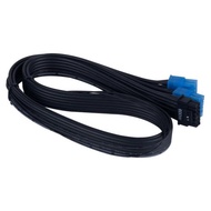SilverStone 電源ケーブル PP14-PCIE 2 x PCIe 8ピン~ 12+4ピン 12VHPWR PCIe Gen5 SST-PP14-PCIe