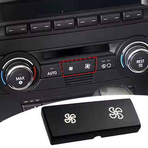 Car Air Conditioner Air Volume Adjustment Button Cover Fit For BMW 1 3 X1 X3 Series E81 E87 E88 E82 