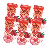 日本森下仁丹 - 魔酷雙晶球清涼錠-果香覆盆莓6入/盒-提神、醒腦、好口氣