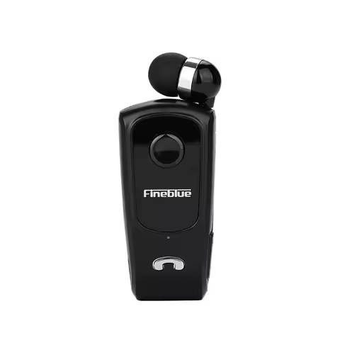 Fineblue F920 Wireless Retractable Portable Mini Bluetooth Headset Calls Remind Vibration Wear Clip 