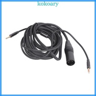 KOK 4Pin Balanced Cable to Double 3 5mm Headset Cable for Hifiman HE400SE Headset