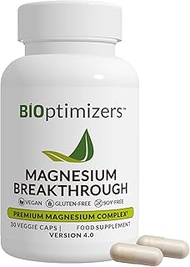 BiOptimizers - Magnesium Breakthrough Supplement 4.0 - Has 7 Forms of Magnesium Like Bisglycinate, M