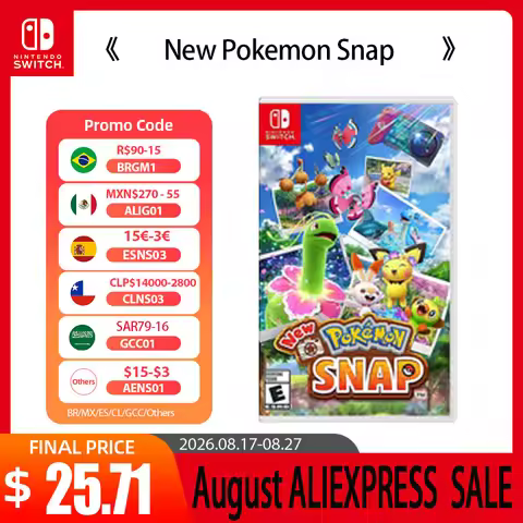 Original New Pokemon Snap Nintendo Switch Game Deals Original Physical Game Card Simulator Game Genr