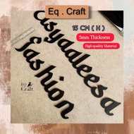 alphabet 5 cm/10cm/15cm(H) Custom Name Acrylic Letters ( Per Huruf ) [ Wall Decoration Decoration ] 