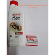 Repsol Semi-Synthetic 10W-40/SAE 40/PETRONAS SAE 40/CALTEX 10W-50 Castrol 20W-40WITH YAMAHA ORIGINAL