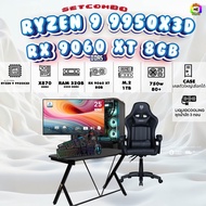 SETCOMBO ครบจบพร้อมเล่น BUY 1 FREE 7/ BONMECOM2 คอมประกอบ / CPU RYZEN 9 9950X3D / RX 9060 XT 8GB / C